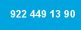 922 449 13 90 922 449 13 90